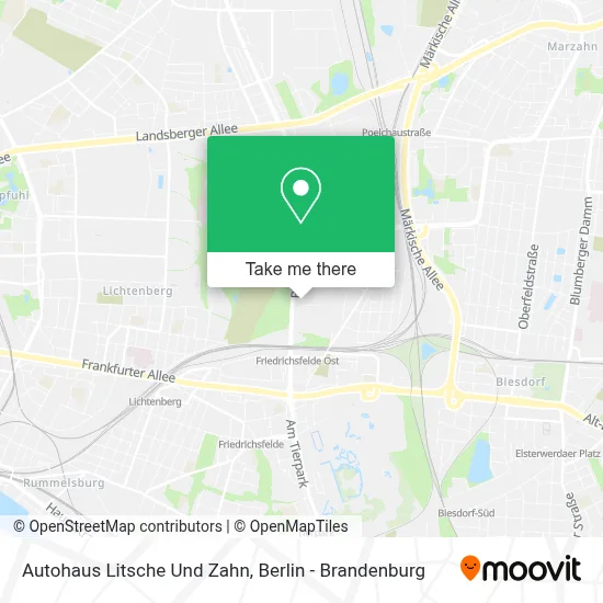 Autohaus Litsche Und Zahn map