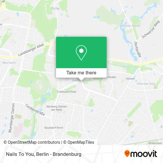 Nails To You map