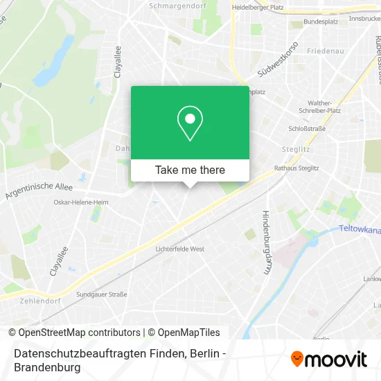 Datenschutzbeauftragten Finden map