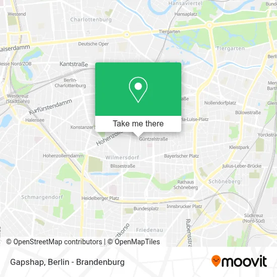Gapshap map