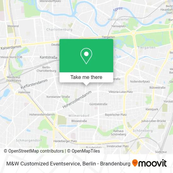 M&W Customized Eventservice map