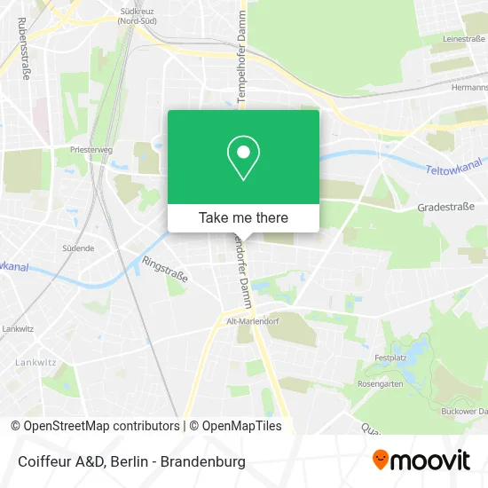 Coiffeur A&D map