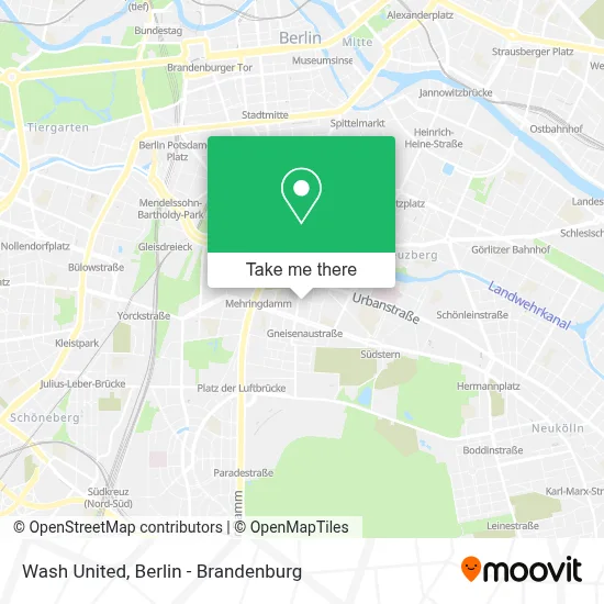 Wash United map
