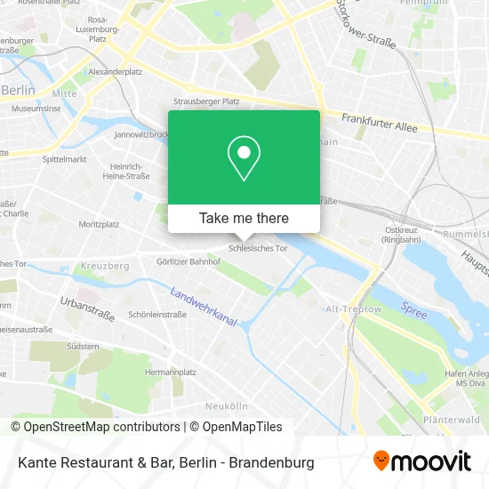 Kante Restaurant & Bar map