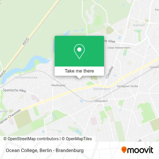 Ocean College map