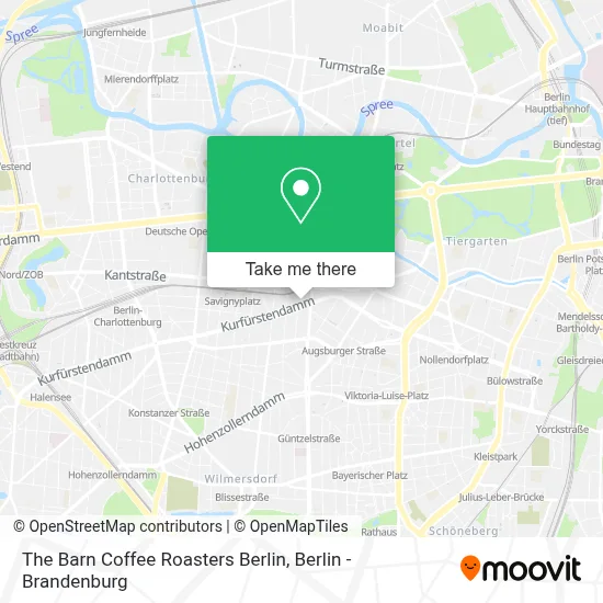 The Barn Coffee Roasters Berlin map