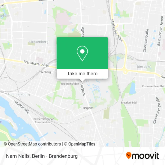 Nam Nails map