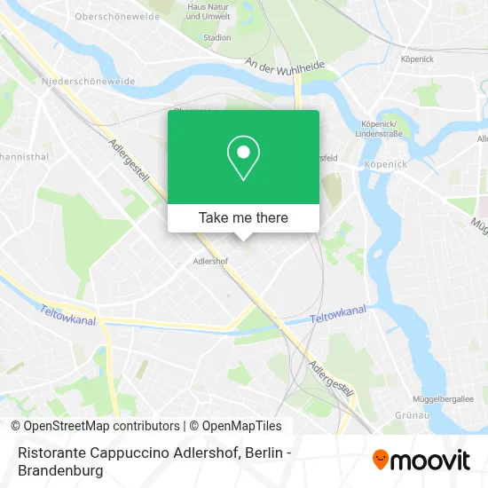 Ristorante Cappuccino Adlershof map