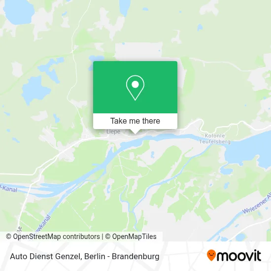 Auto Dienst Genzel map