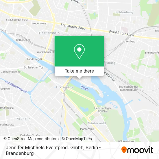 Jennifer Michaels Eventprod. Gmbh map