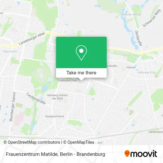 Frauenzentrum Matilde map