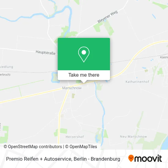 Premio Reifen + Autoservice map