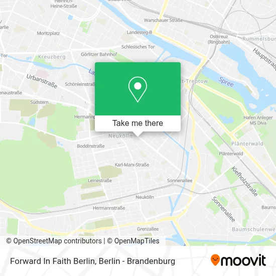 Forward In Faith Berlin map