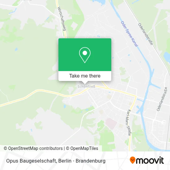 Opus Baugeselschaft map