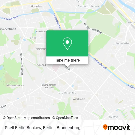 Shell Berlin-Buckow map
