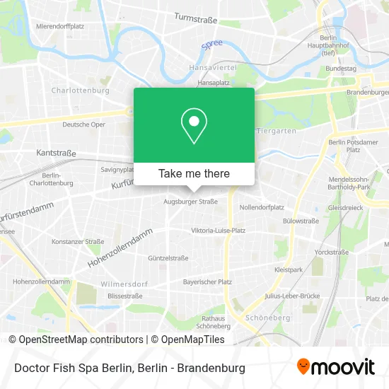 Doctor Fish Spa Berlin map