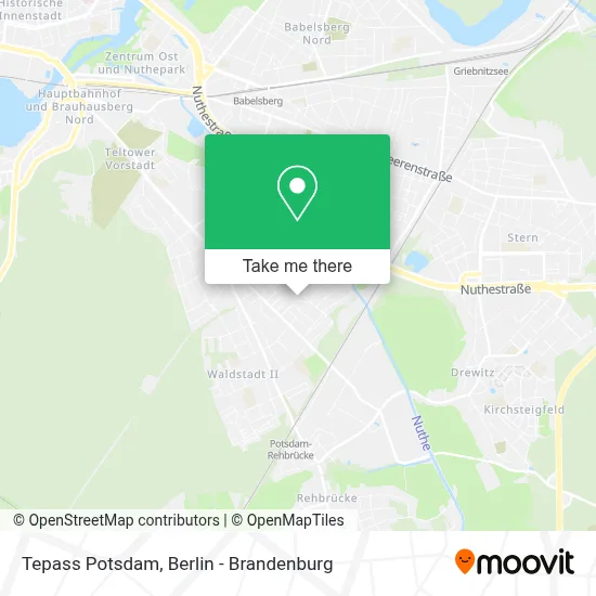 Tepass Potsdam map