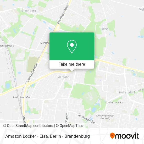 Amazon Locker - Elsa map