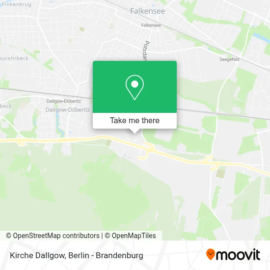 Kirche Dallgow map