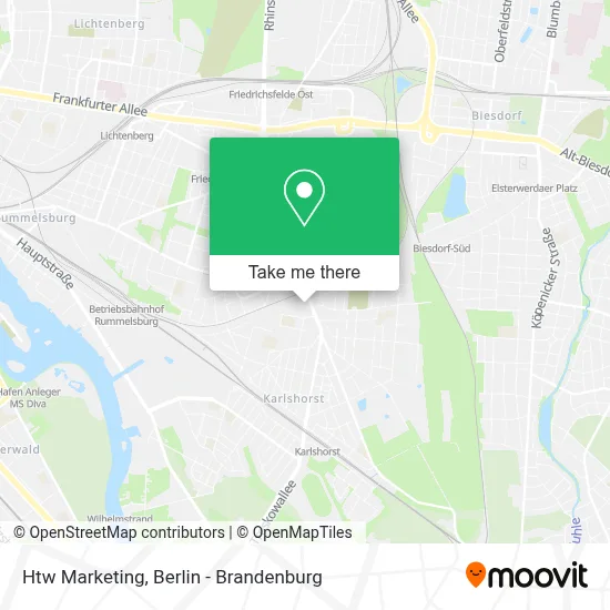 Htw Marketing map