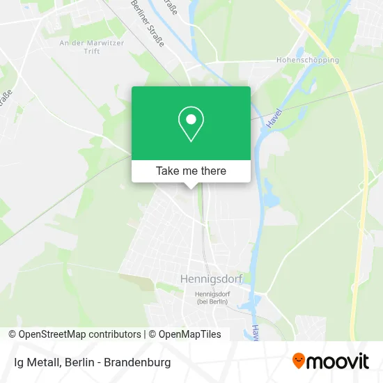 Ig Metall map