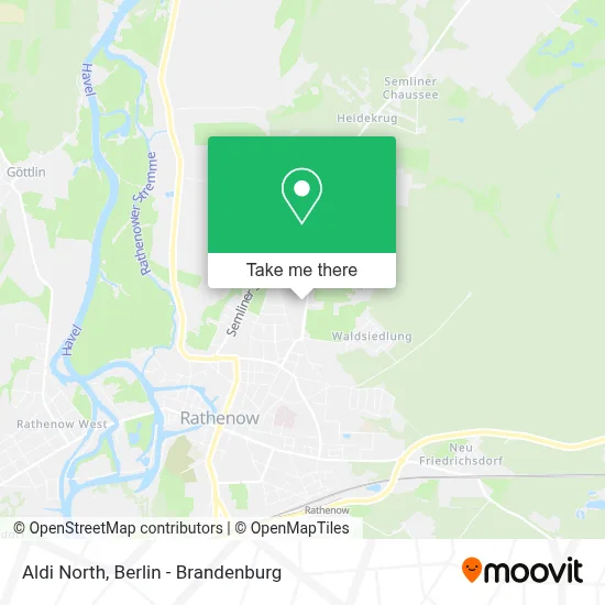 Aldi Nord map