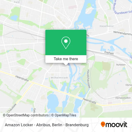 Amazon Locker - Abribus map