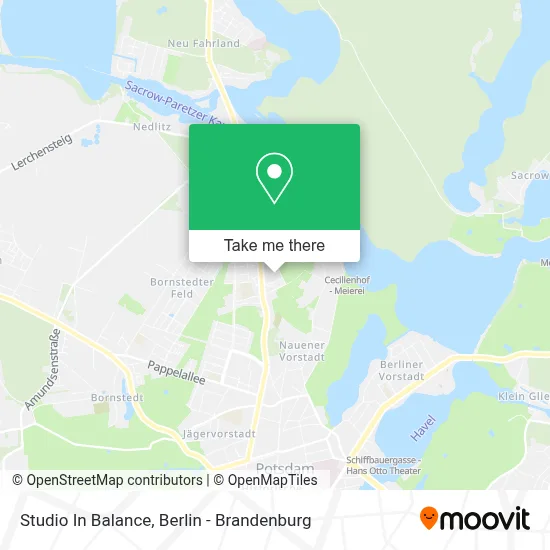 Studio In Balance map