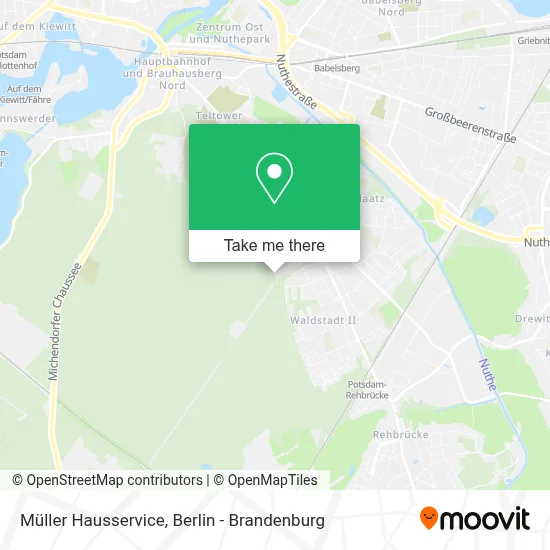 Müller Hausservice map