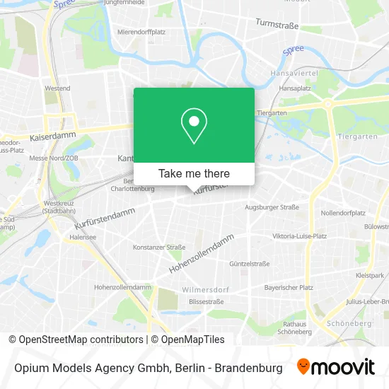 Opium Models Agency Gmbh map