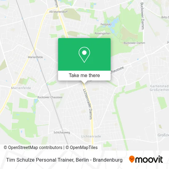 Tim Schulze Personal Trainer map