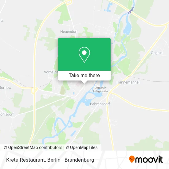 Restaurant Kreta map