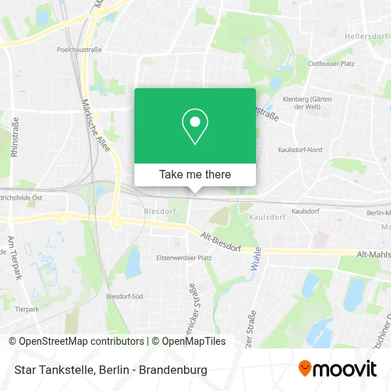 Star Tankstelle map