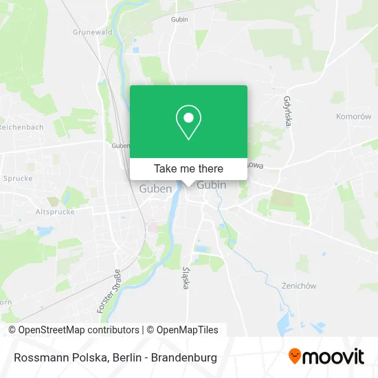 Rossmann Polska map