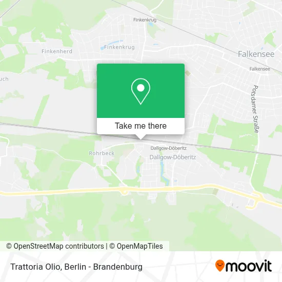Trattoria Olio map