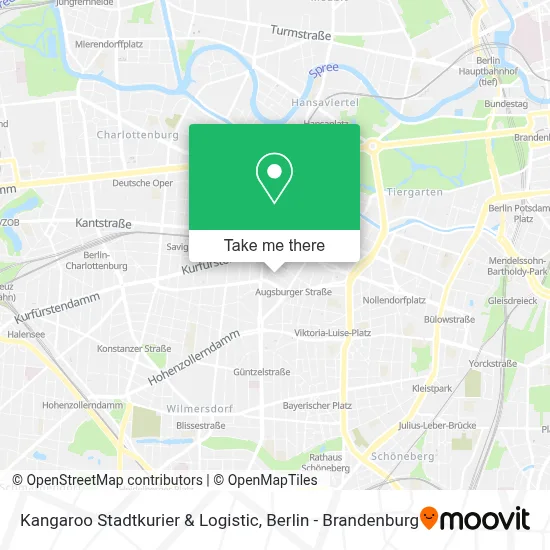 Kangaroo Stadtkurier & Logistic map