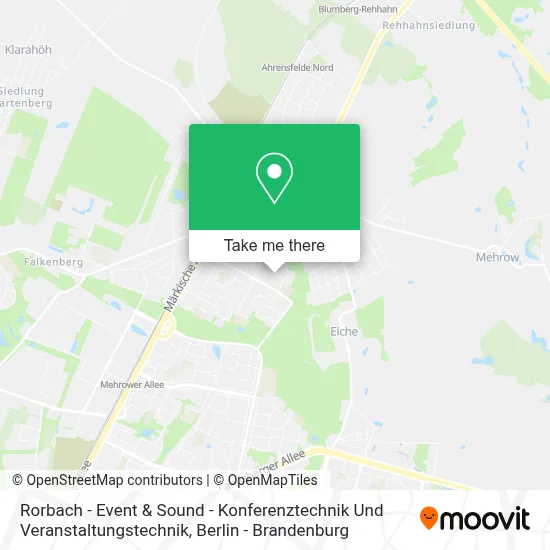 Rorbach - Event & Sound - Konferenztechnik Und Veranstaltungstechnik map