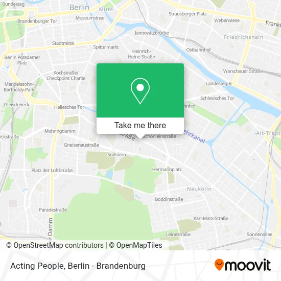 Acting People map