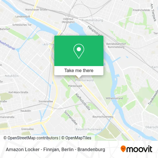 Amazon Locker - Finnjan map