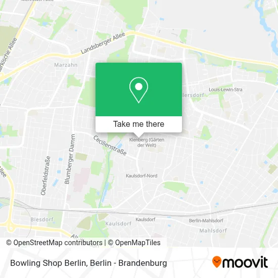 Bowling Shop Berlin map