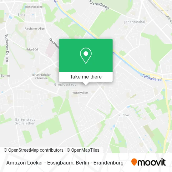 Amazon Locker - Essigbaum map