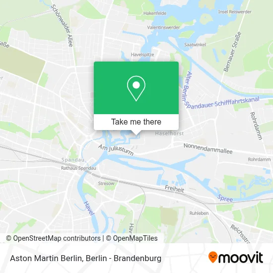 Aston Martin Berlin map