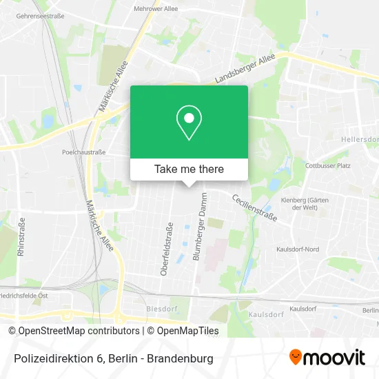 Polizeidirektion 6 map