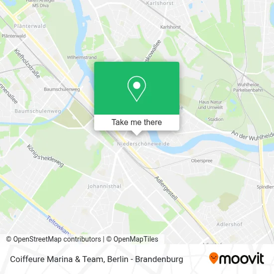 Coiffeure Marina & Team map