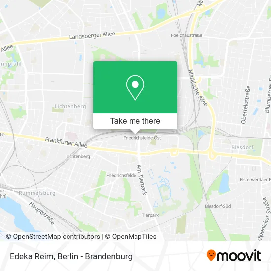 Edeka Reim map