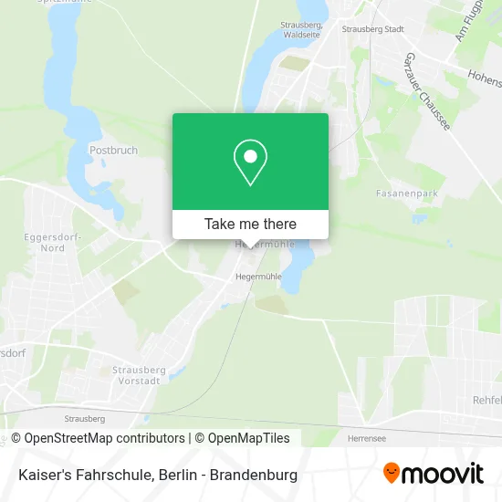 Kaiser's Fahrschule map