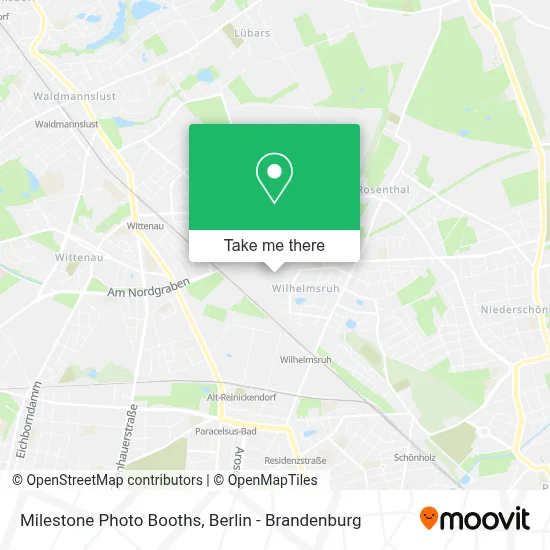 Milestone Photo Booths map
