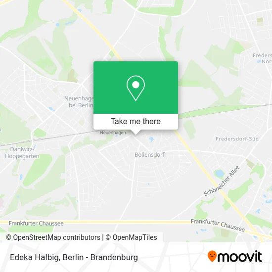 Edeka Halbig map