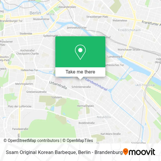 Ssam Original Korean Barbeque map