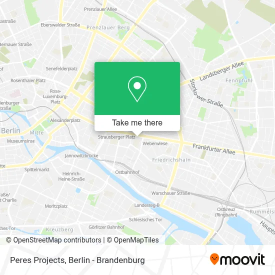 Peres Projects map